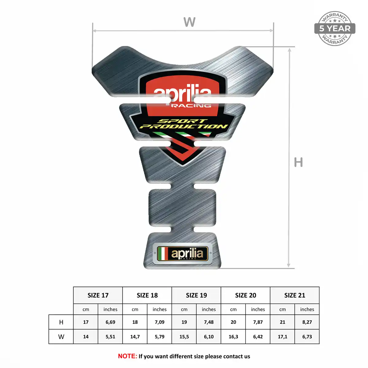 Aprilia Tank Fuse Pad Refined Design