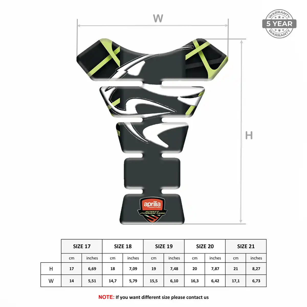 Aprilia Tank Fuse Pads Exclusive Series