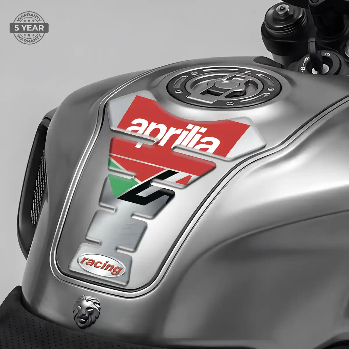 Aprilia Tank Fuse Pads Motorcycle Sleek Style
