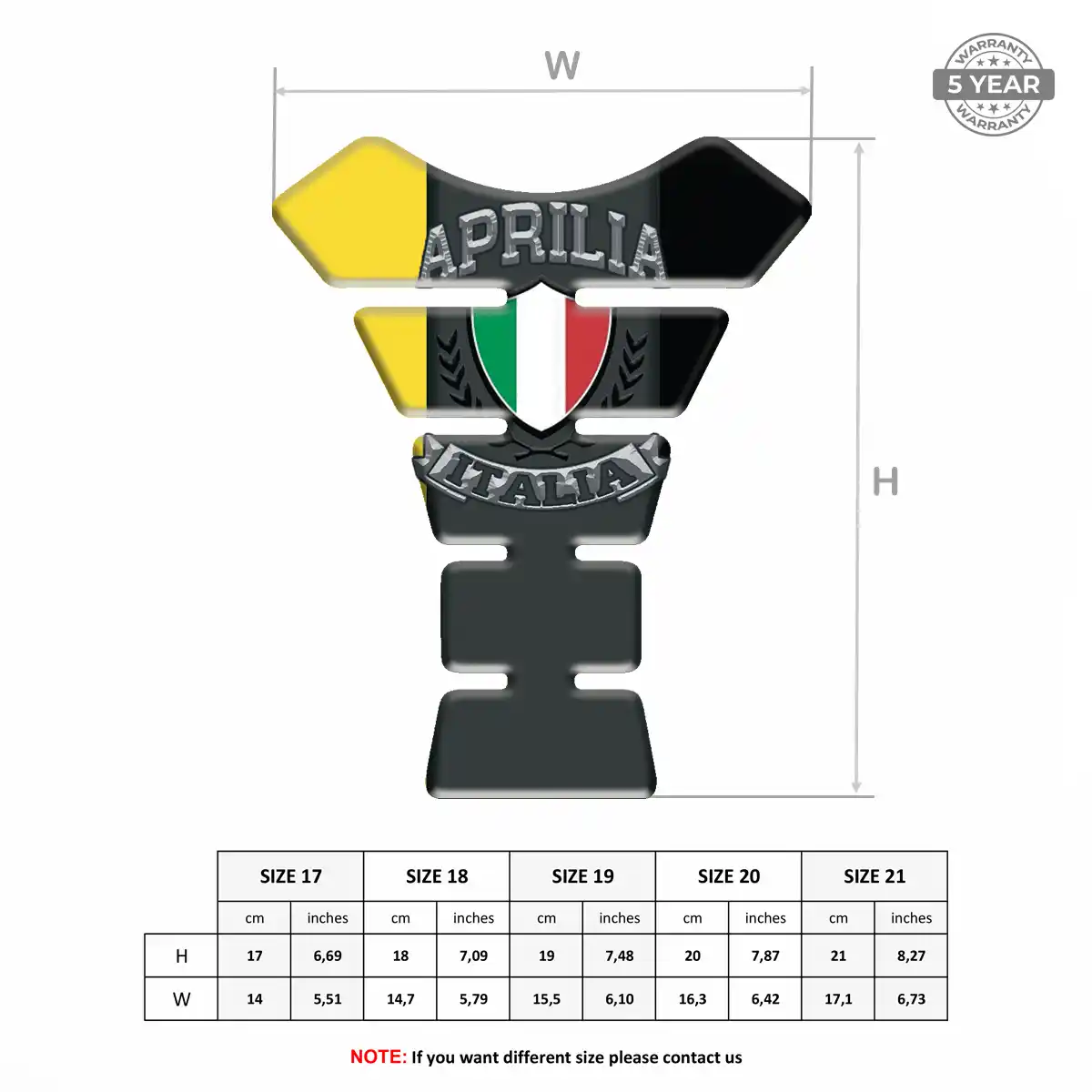 Aprilia Tank Fuse Pads Prime Quality