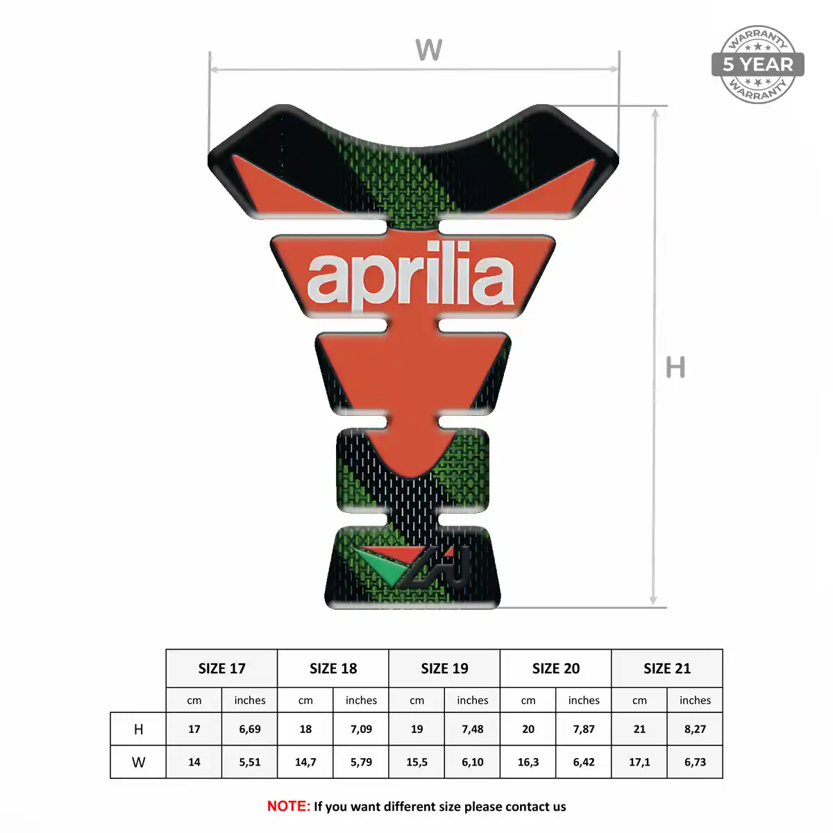 Aprilia Tank Fuse Pads Refined Design