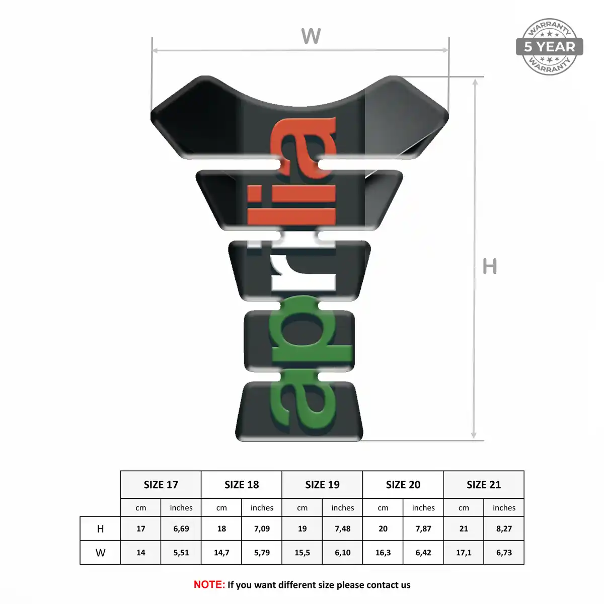 Aprilia Tank Fuse Protector Exclusive Series