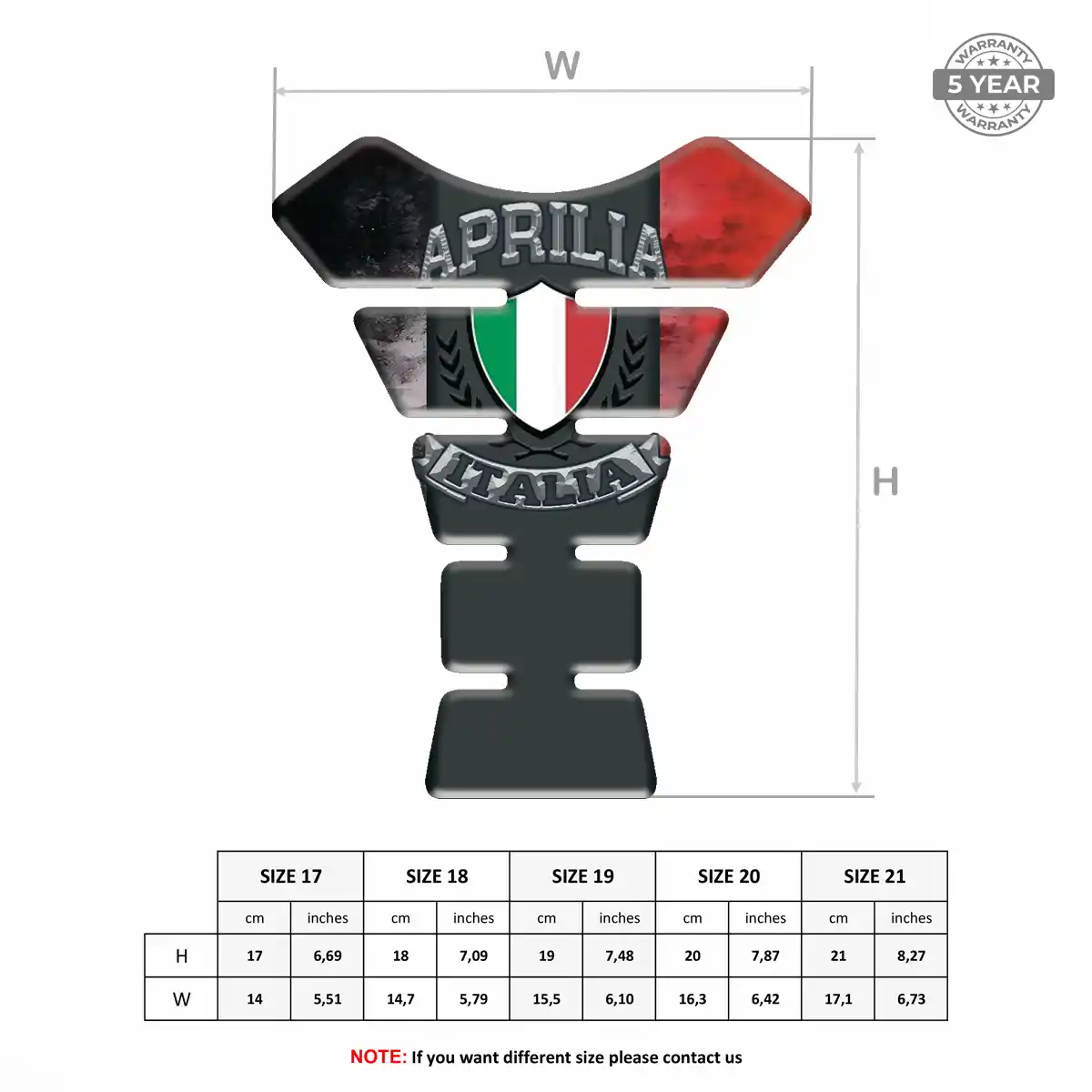 Aprilia Tank Grip Pad Exclusive Series