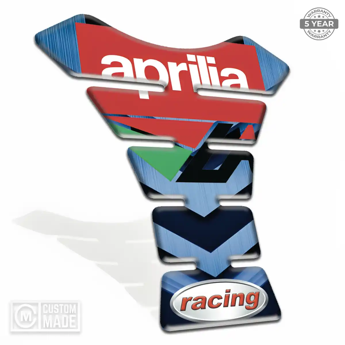 Aprilia Tank Grip Pad Refined Design