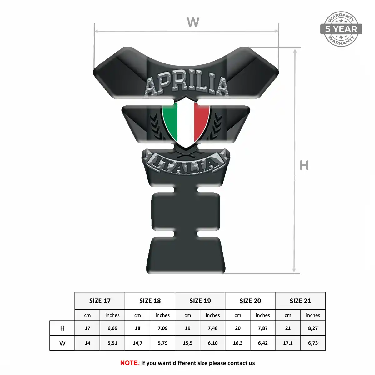 Aprilia Tank Guard Exclusive Series