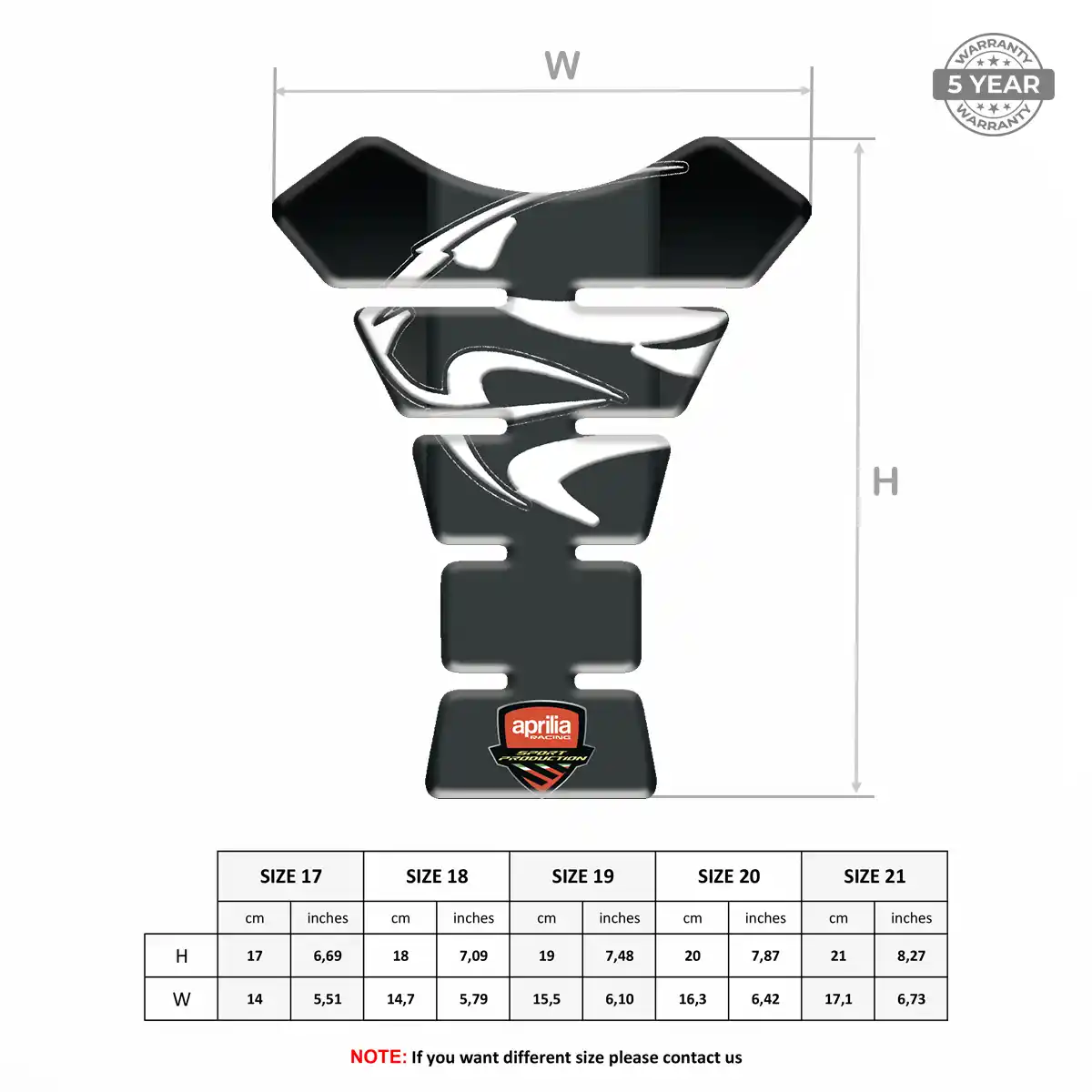 Aprilia Tank Guard Fuse Opulent Line