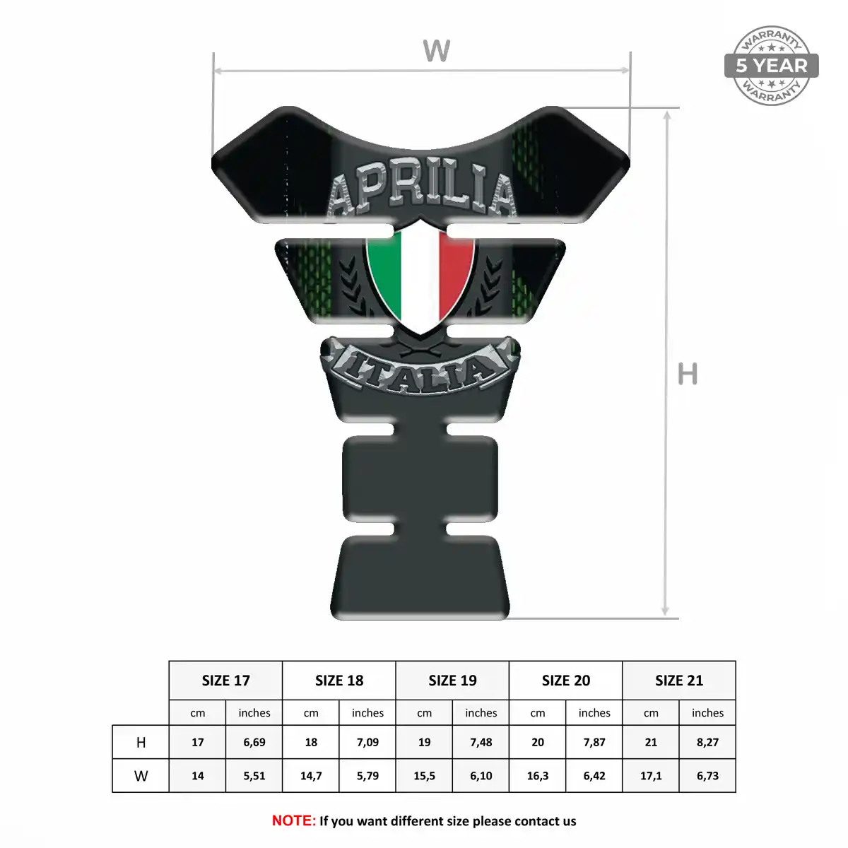 Aprilia Tank Guard Motorcycle Prime Quality