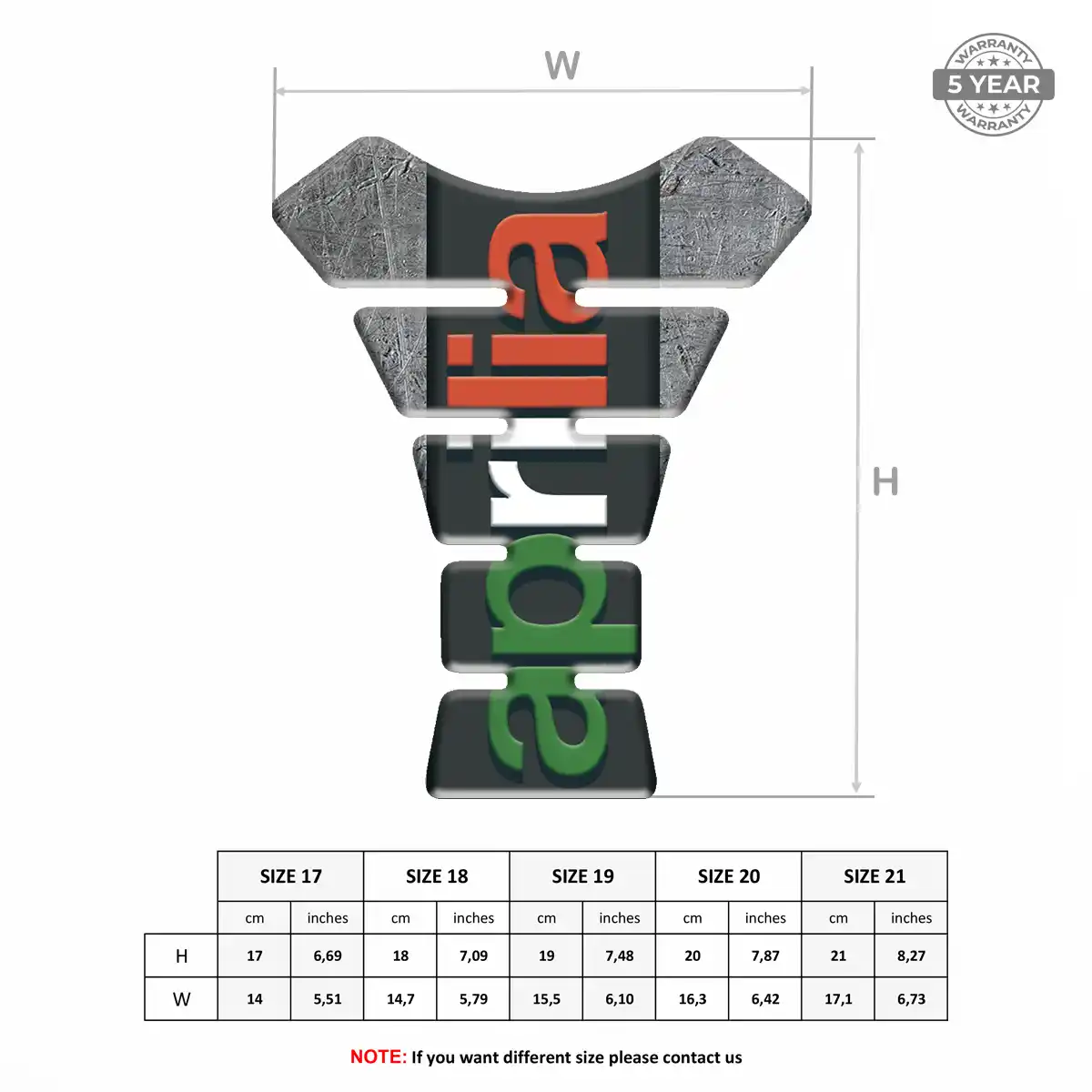 Aprilia Tank Guard Pad Motorbike Elite Edition