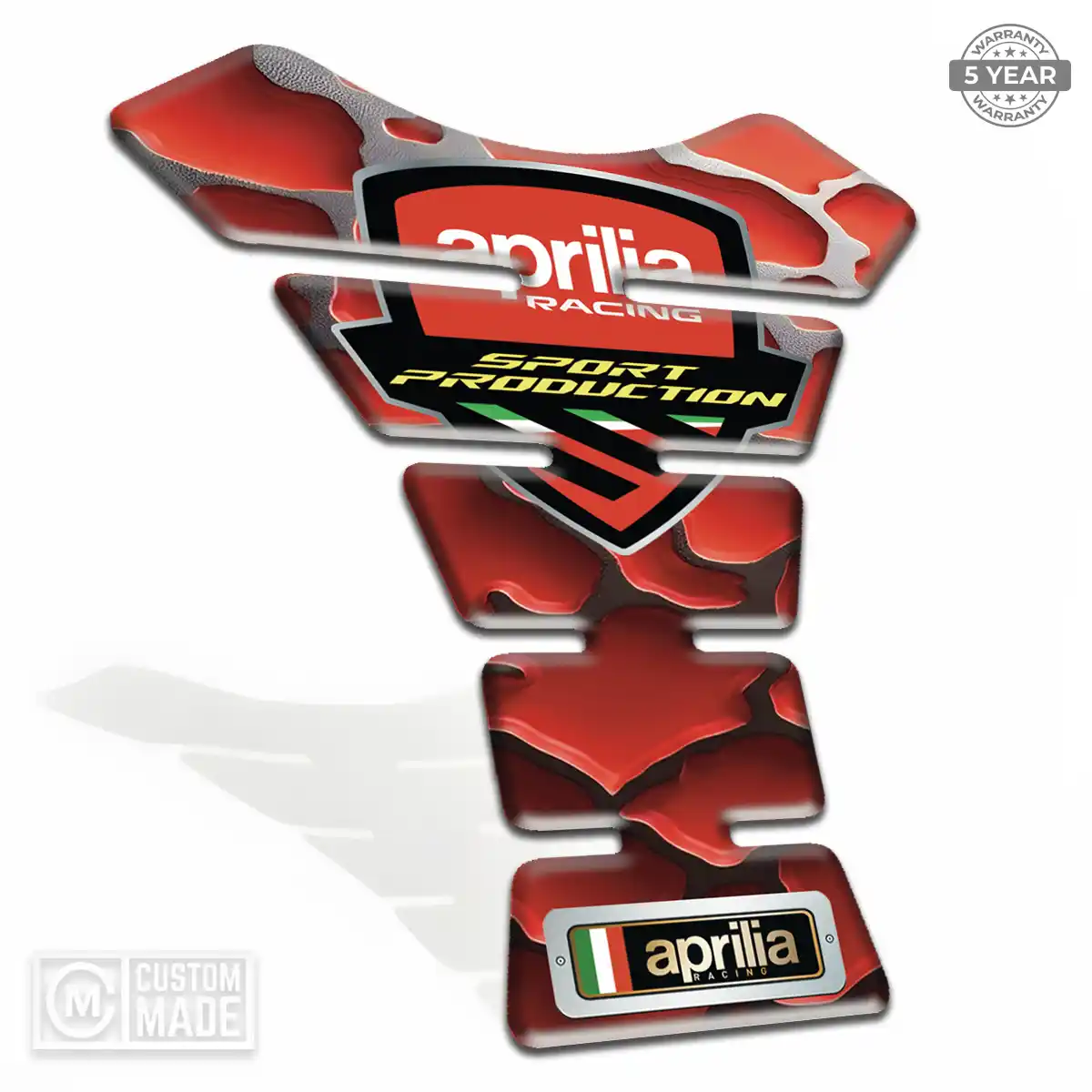 Aprilia Tank Guard Pad Motorcycle Sleek Style