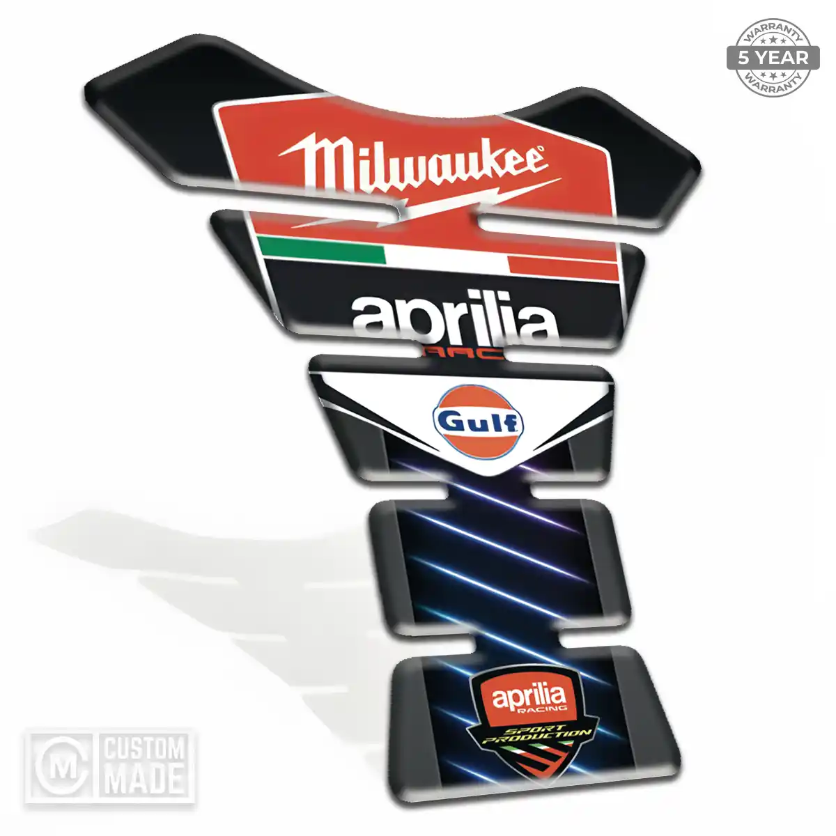 Aprilia Tank Guard Pads Elite Finish