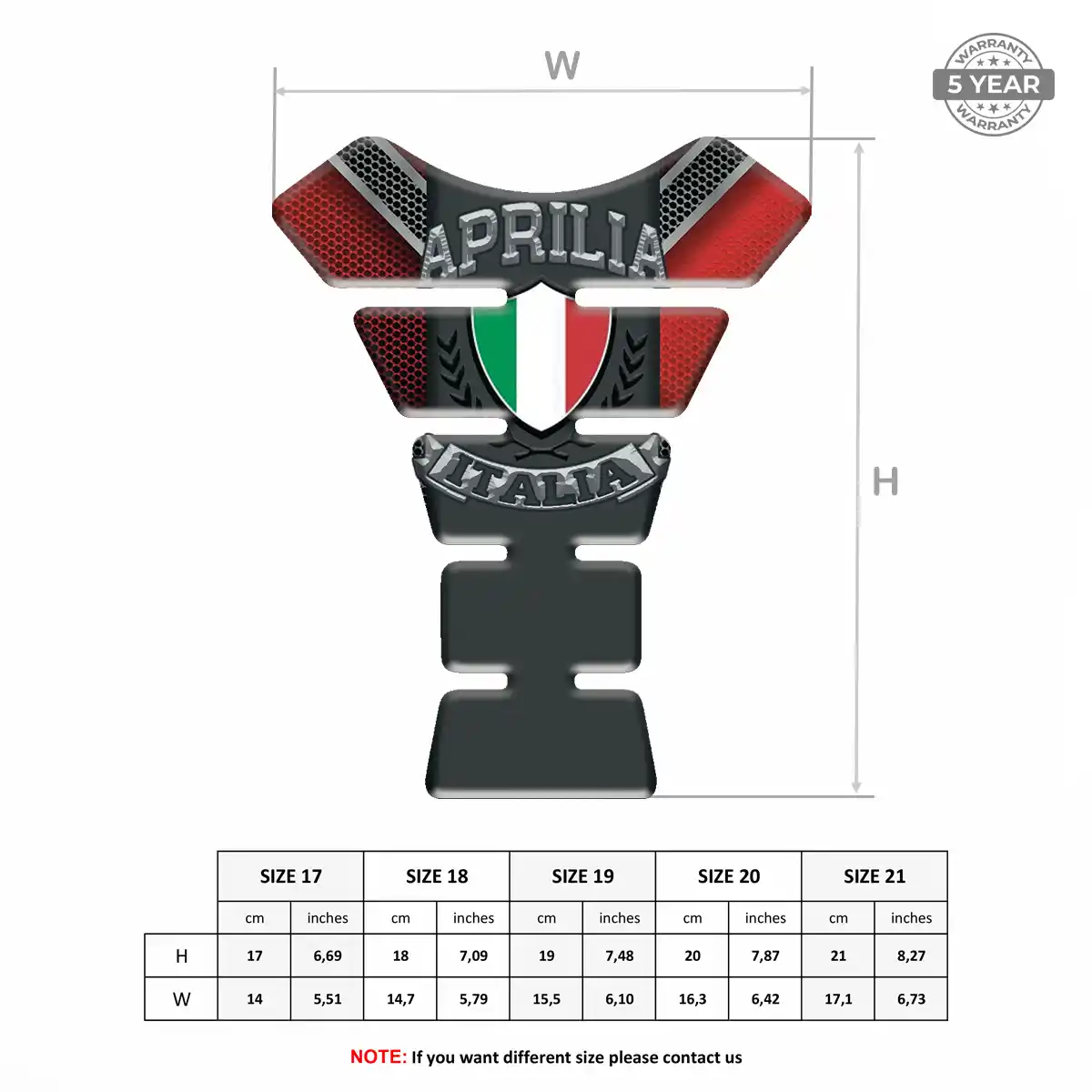 Aprilia Tank Guard Pads Exclusive Series