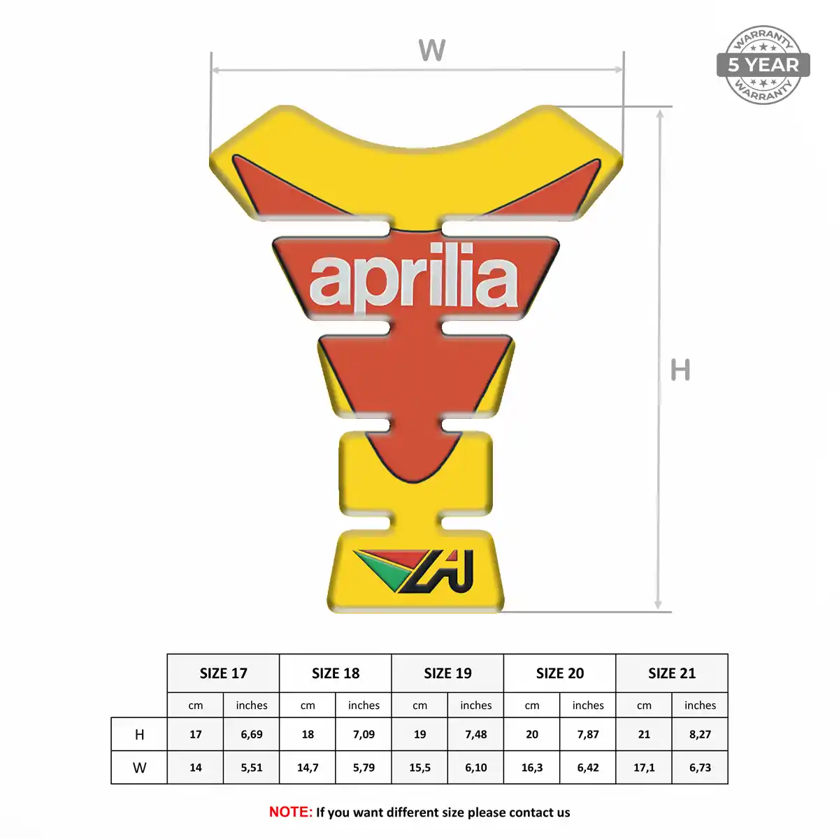 Aprilia Tank Guard Signature Grade