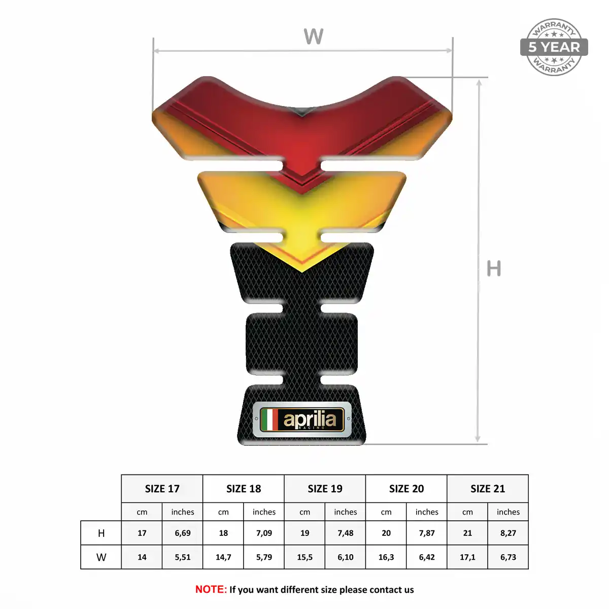 Aprilia Tank Guards Elite Edition