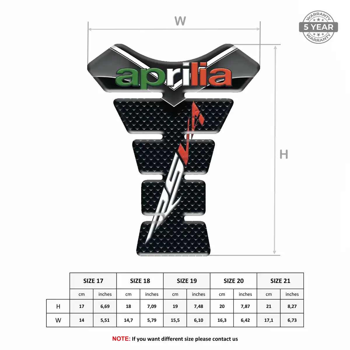 Aprilia Tank Guards Exclusive Series