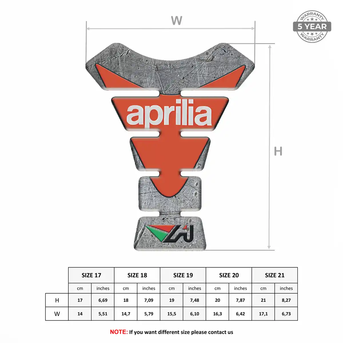 Aprilia Tank Guards Motorcycle Superior Craft