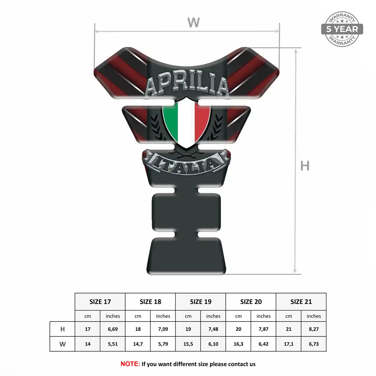 Aprilia Tank Guards Superior Craft