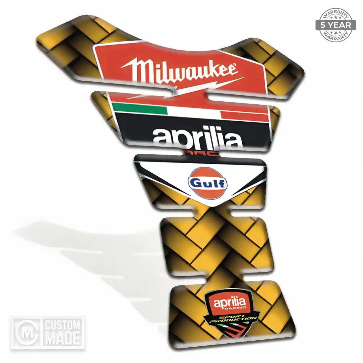 Aprilia Tank Knee Pad Opulent Line