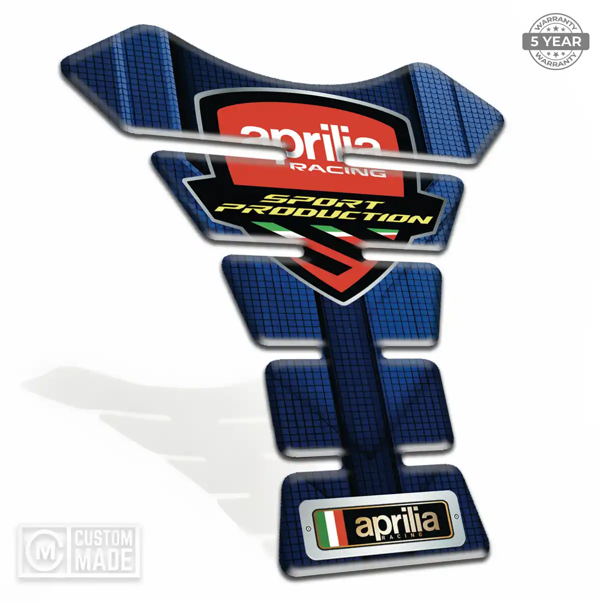 Aprilia Tank Knee Pad Refined Design