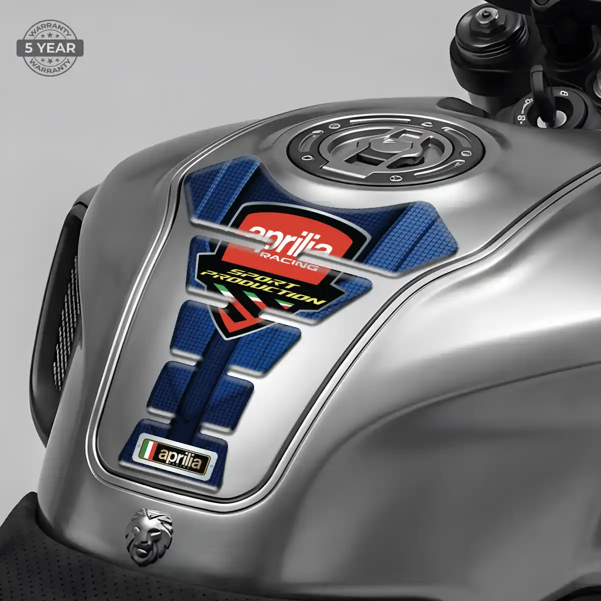 Aprilia Tank Knee Pad Refined Design