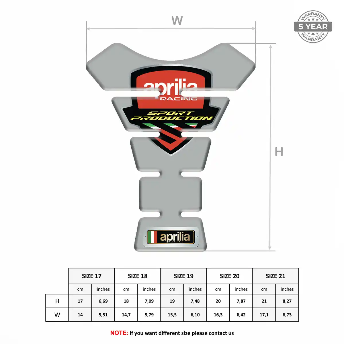 Aprilia Tank Pad Elite Edition