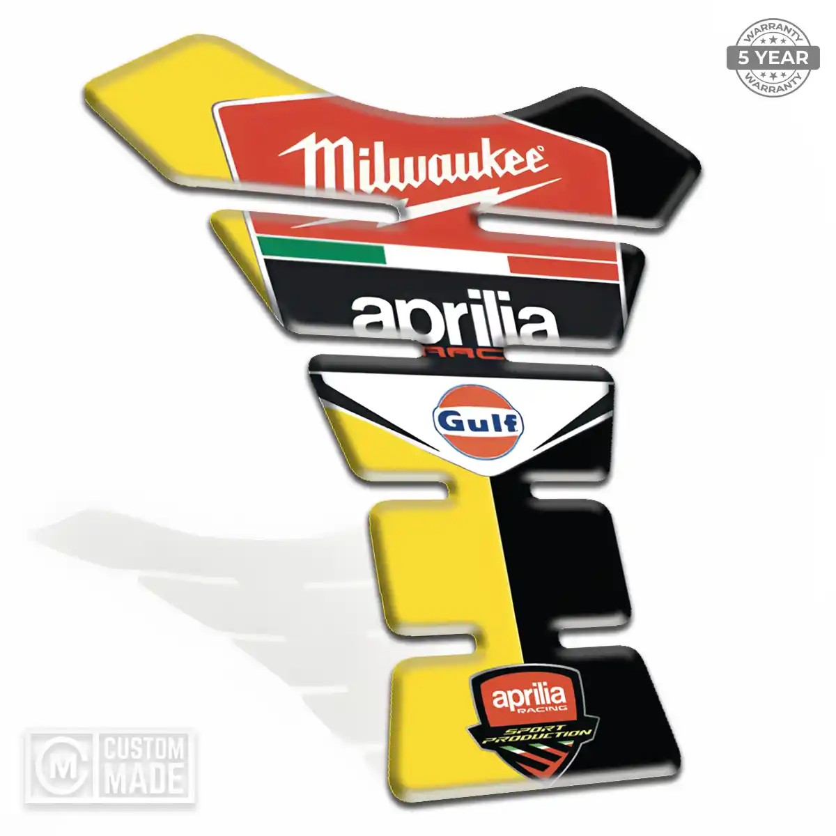 Aprilia Tank Pad Guard Refined Design