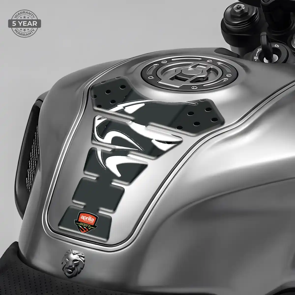 Aprilia Tank Pad Motorcycle Sleek Style