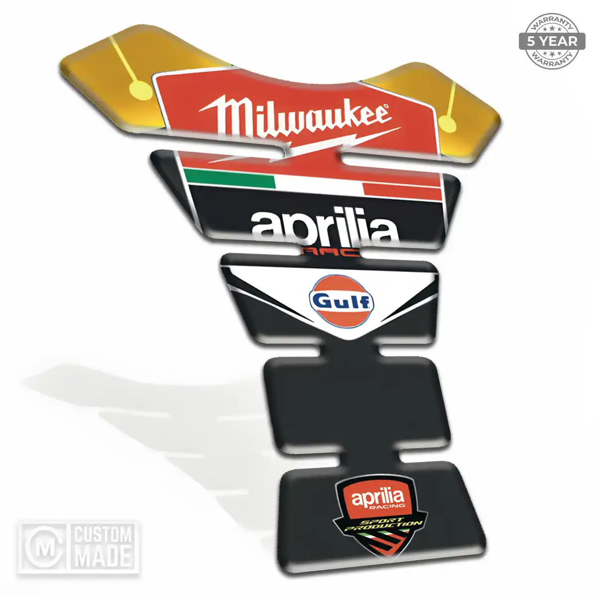 Aprilia Tank Pad Protector Motorcycle Refined Design