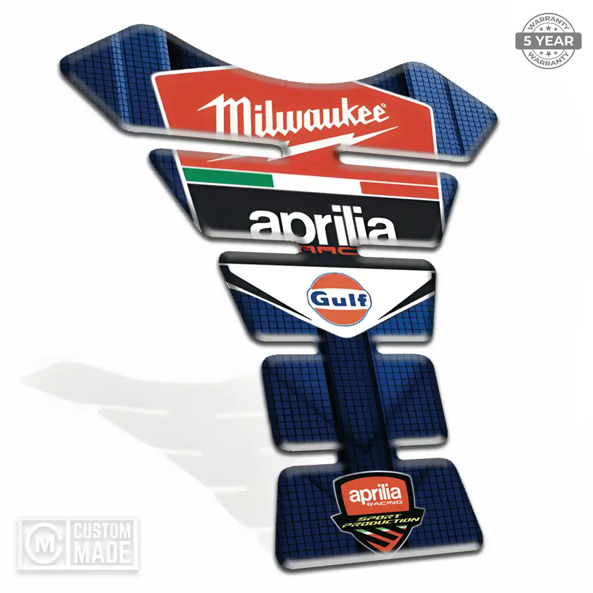 Aprilia Tank Pads Fuse Motorcycle Opulent Line