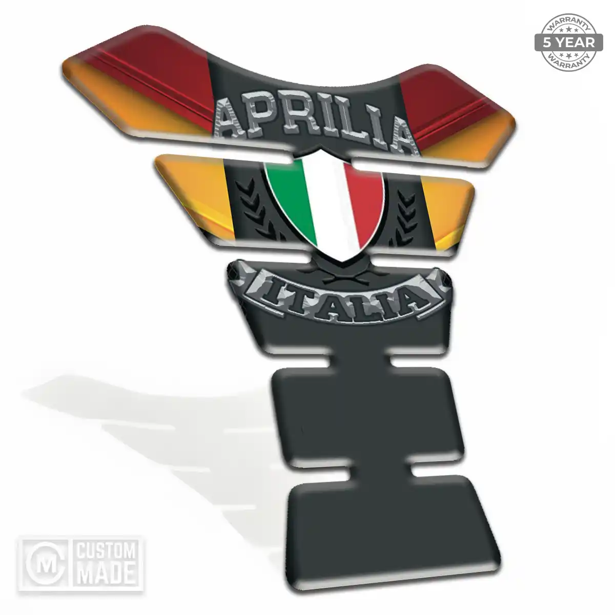 Aprilia Tank Pads Fuse Motorcycle Resin Elite