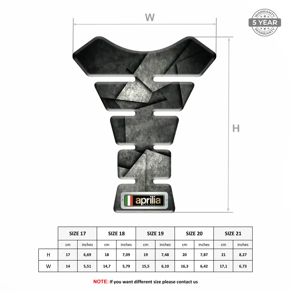 Aprilia Tank Protector Guards Exclusive Series