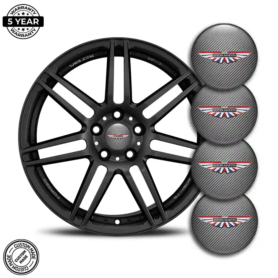 Aston Martin Emblem Center Hup Cap Stylish Design