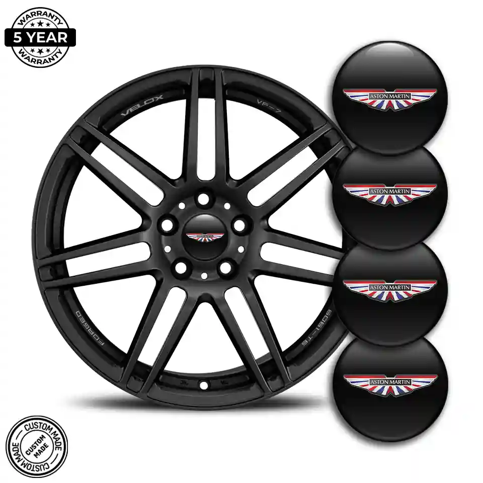 Aston Martin Wheel Emblems Stylish Design