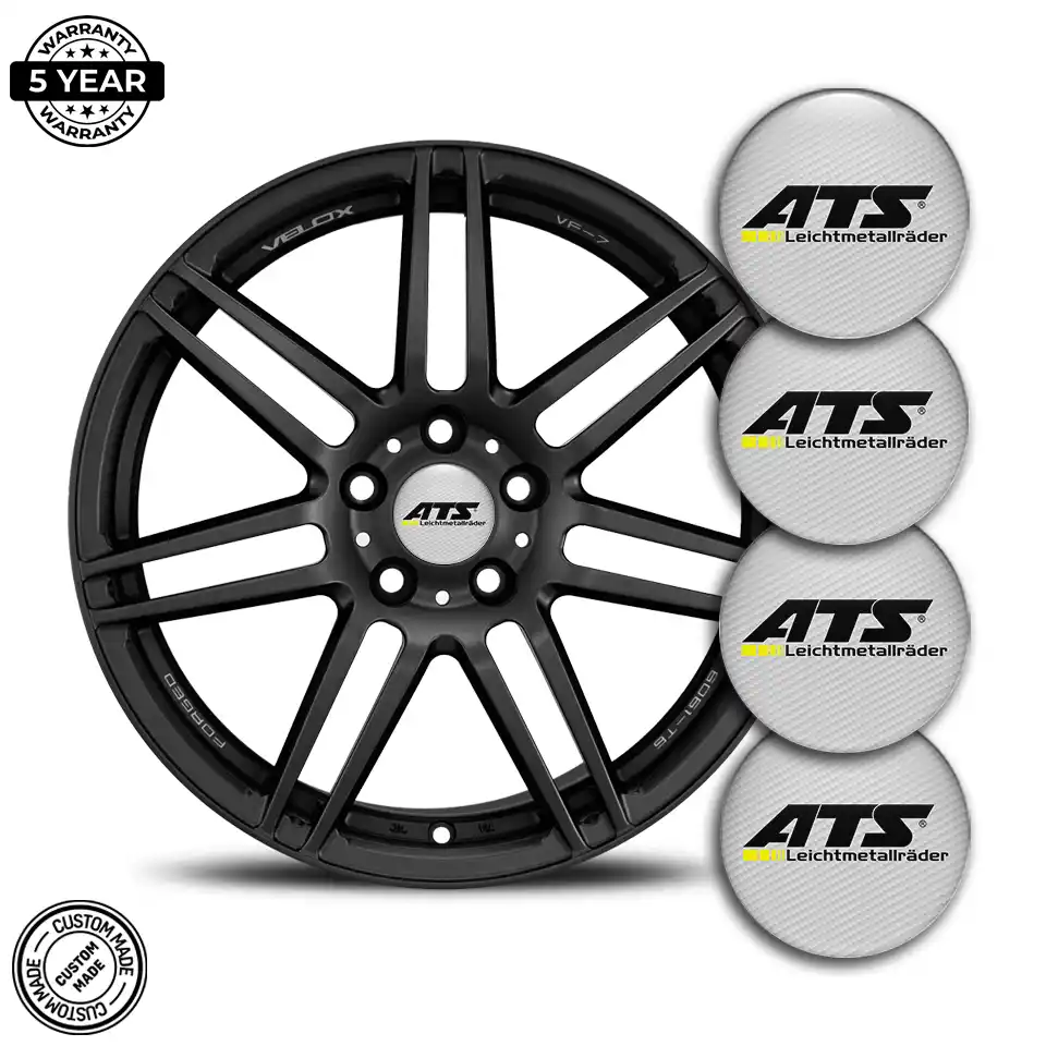ATS Domed Emblem Self-Adhesive Stylish Design