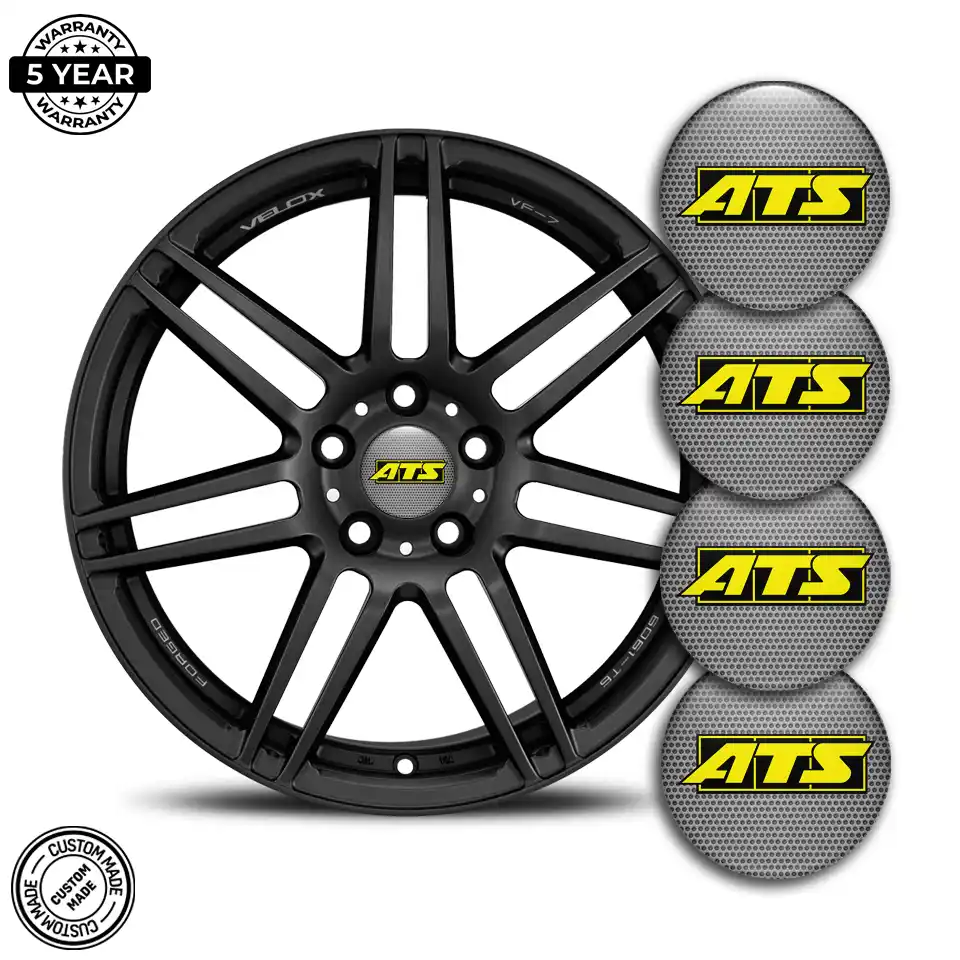 ATS Domed Sticker Self-Adhesive Stylish Design