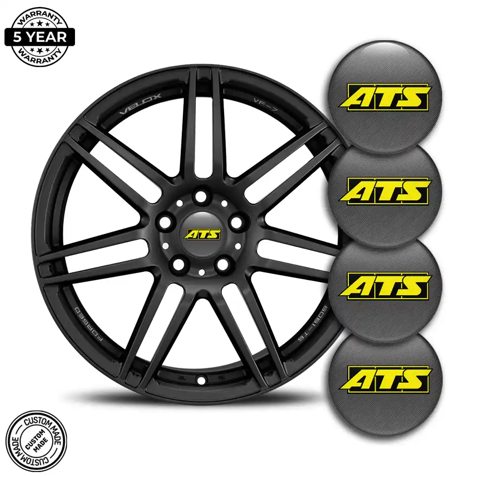 ATS Emblem Wheel Center Caps Stylish Design