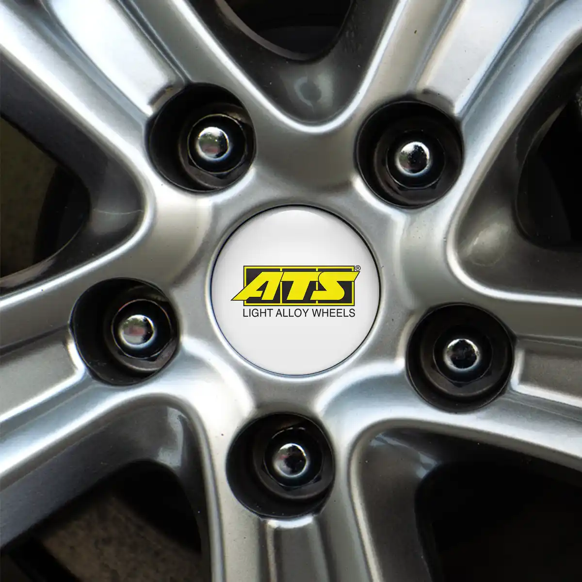 ATS Logo Silicone Badge Self-Adhesive Stylish Design