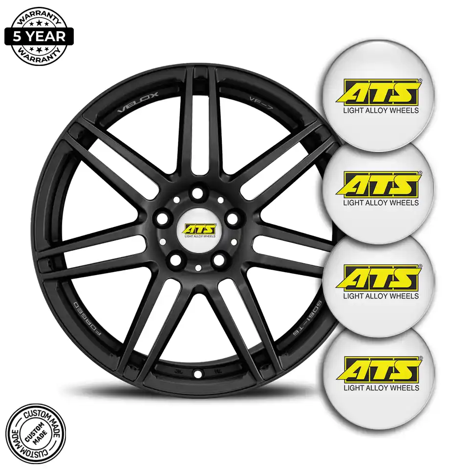 ATS Logo Silicone Badge Self-Adhesive Stylish Design