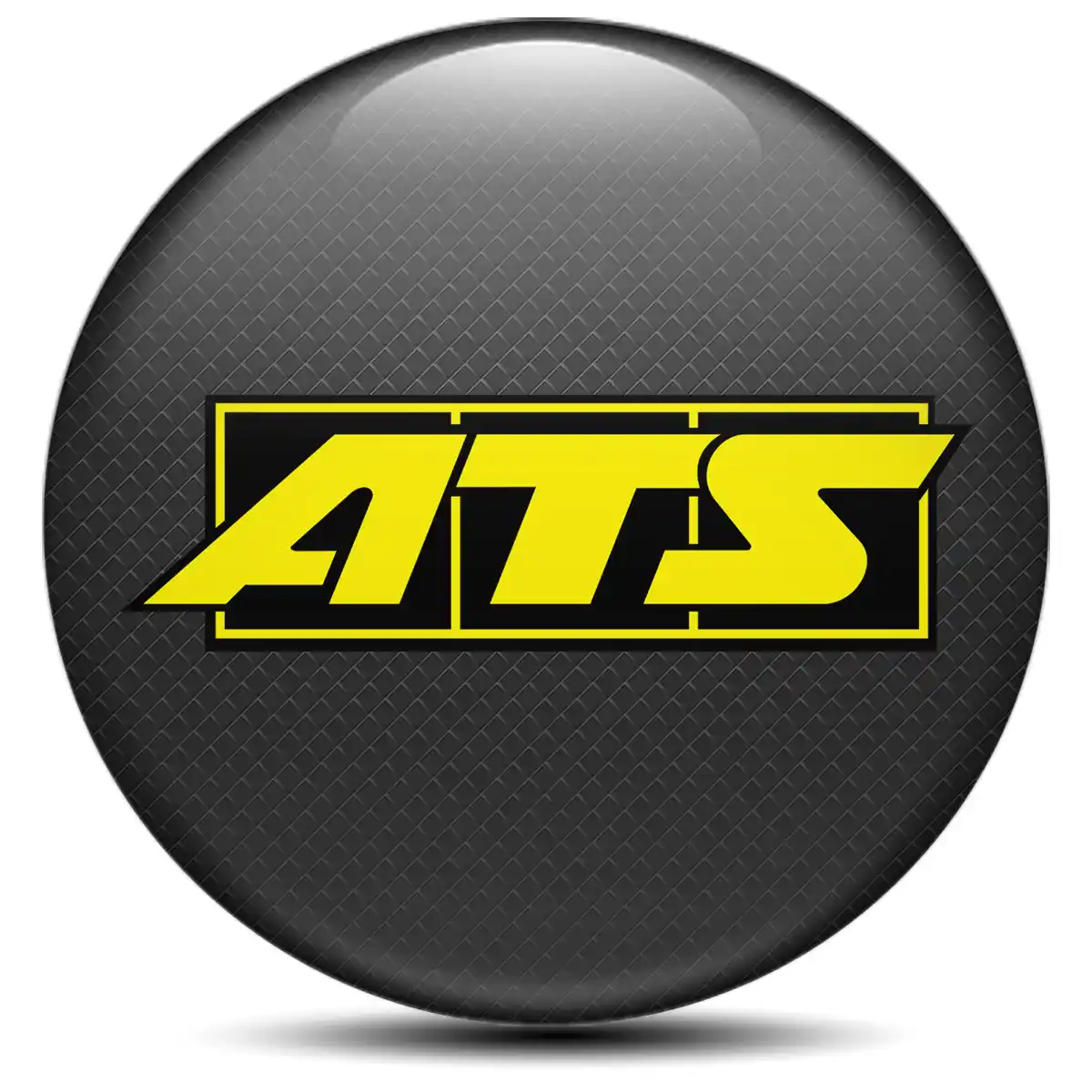 ATS Logo Silicone Sticker Stylish Design