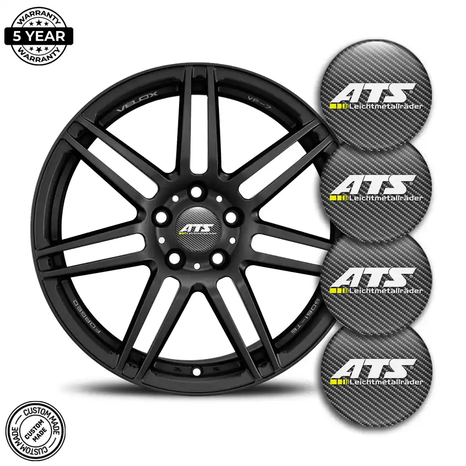 ATS Wheel Emblem Self-Adhesive Stylish Design