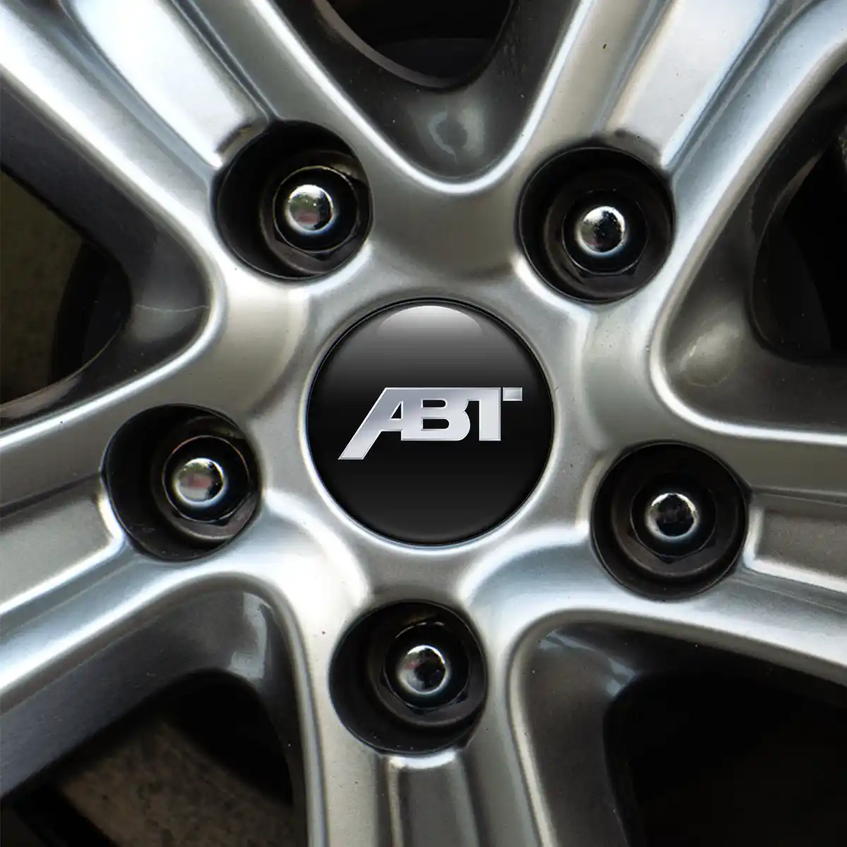 Audi ABT Domed Sticker Self-Adhesive Stylish Design