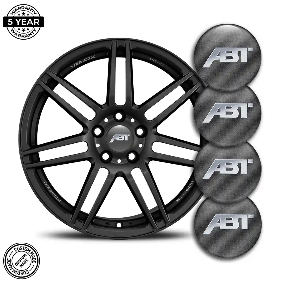 Audi ABT Emblem Epoxy Self-Adhesive Stylish Design