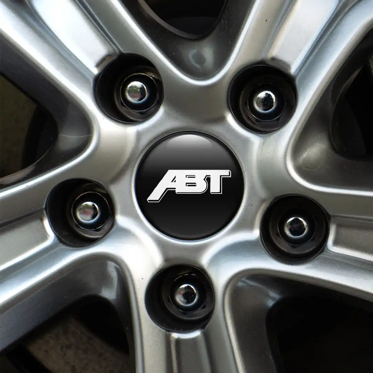 Audi ABT Logo Silicone Badge Self-Adhesive High Quality