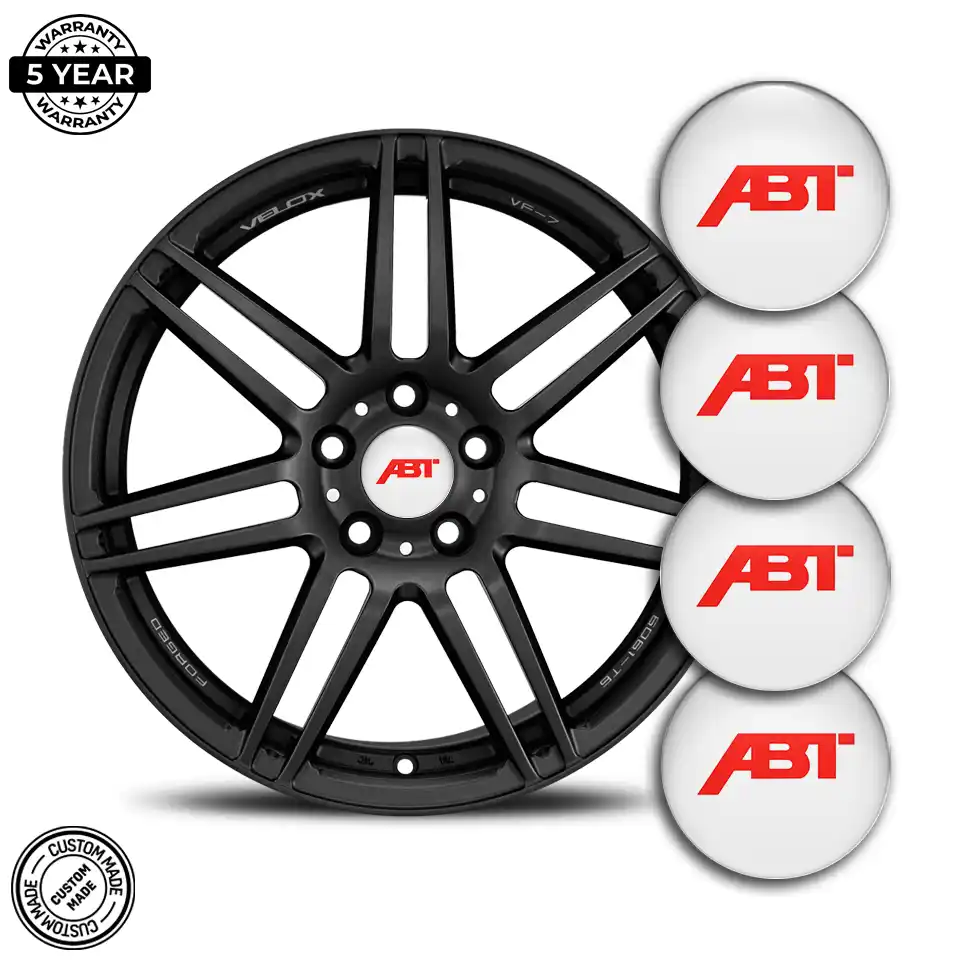 Audi ABT Logo Silicone Badge Stylish Design