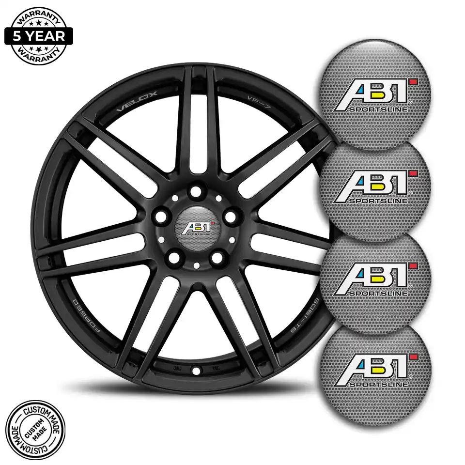 Audi ABT Logo Silicone Emblem High Quality