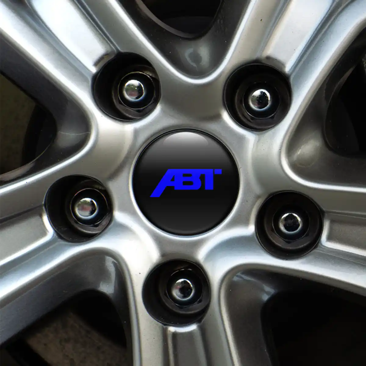 Audi ABT Logo Silicone Emblem Self-Adhesive Stylish Design