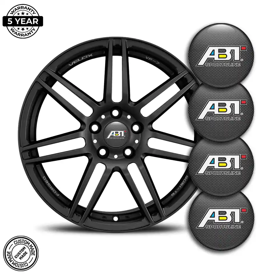 Audi ABT Logo Silicone Emblem Stylish Design