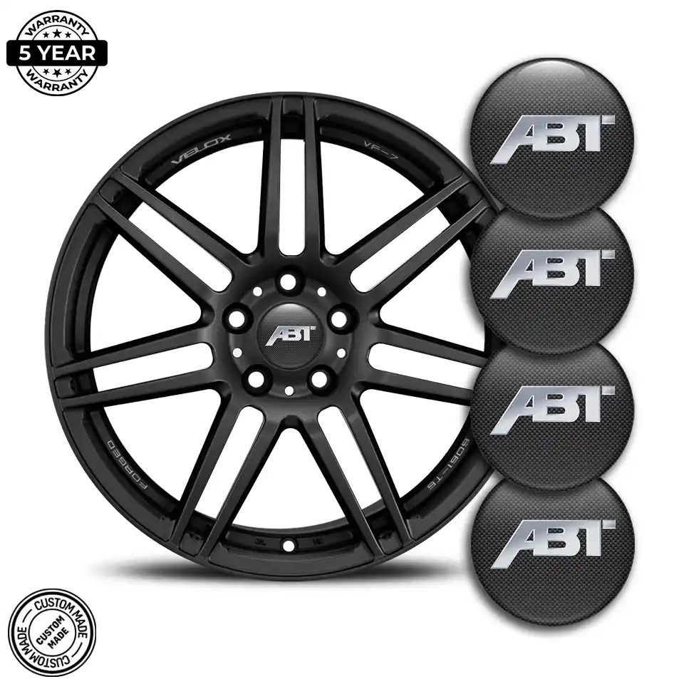Audi ABT Silicone Emblem Self-Adhesive High Quality