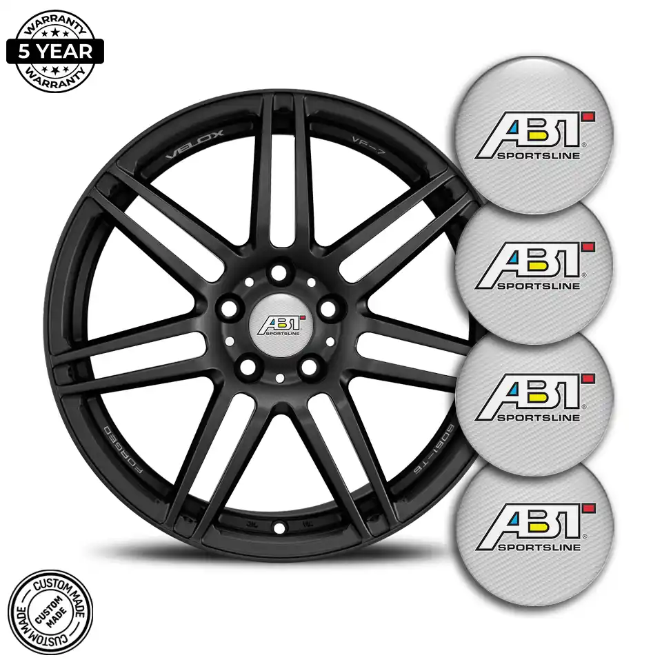 Audi ABT Silicone Emblem Self-Adhesive Stylish Design