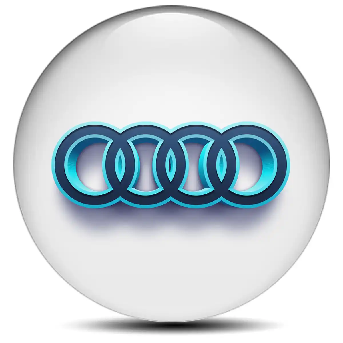Audi Badge Emblems Center Cap Exterior Design