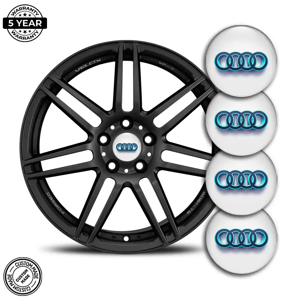 Audi Badge Emblems Center Cap Exterior Design